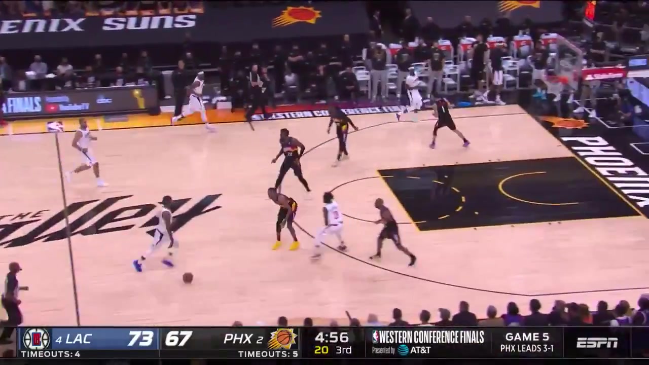 Paul George breaks Chris Paul's ankles as Chris Paul bows down to the Paul God