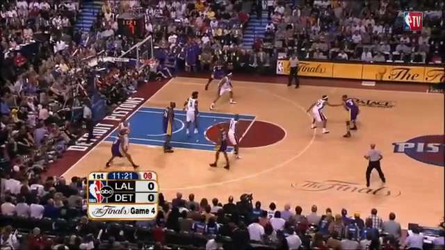 Kobe Bryant 20 points on 8-25 shooting vs the Pistons 2004 NBA Finals Game 4 highlights