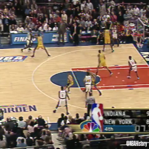 The 1999 New York Knicks the first ever 8 seed team to make the NBA Finals