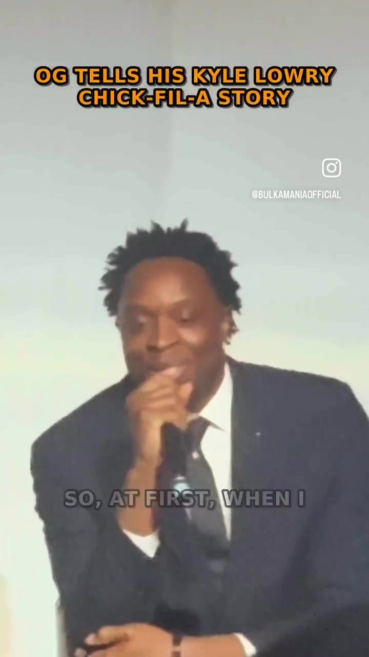 OG tells his Kyle Lowry chick-fil-a story