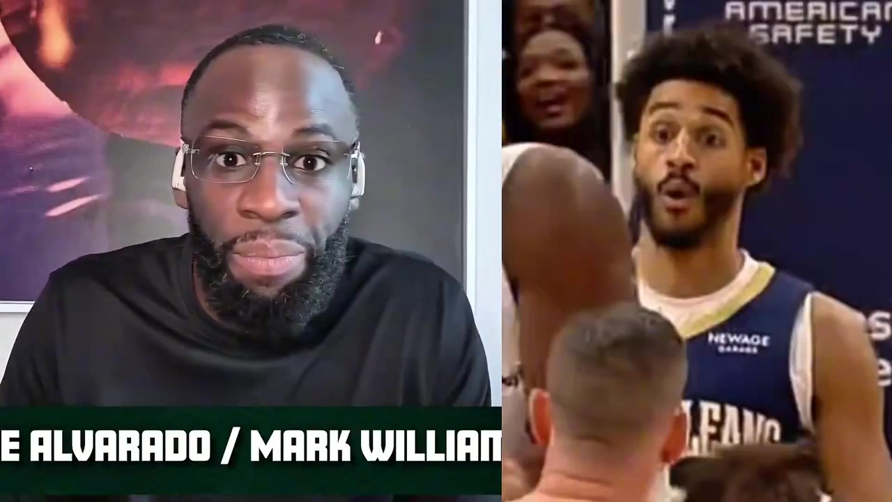 Draymond Green calls out Jordan Poole for his reaction during Mark Williams fight with Jose Alvarado