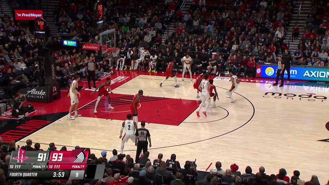 All-star hopeful Deni Avdija gets three and-1s in the last 4 minutes converting two ending the game with 41 points and securing the one point victory over the Rockets He currently leads the league in and-1s with 42 this season