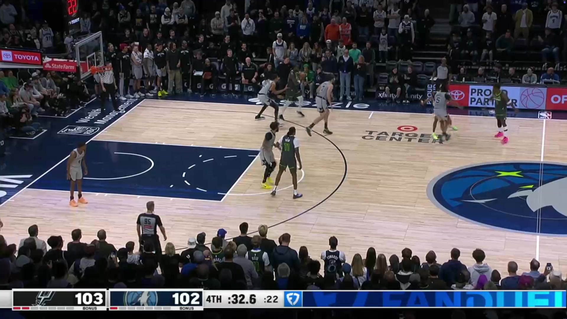Ant responds and hits the clutch shot to take the lead back with 16 seconds remaining