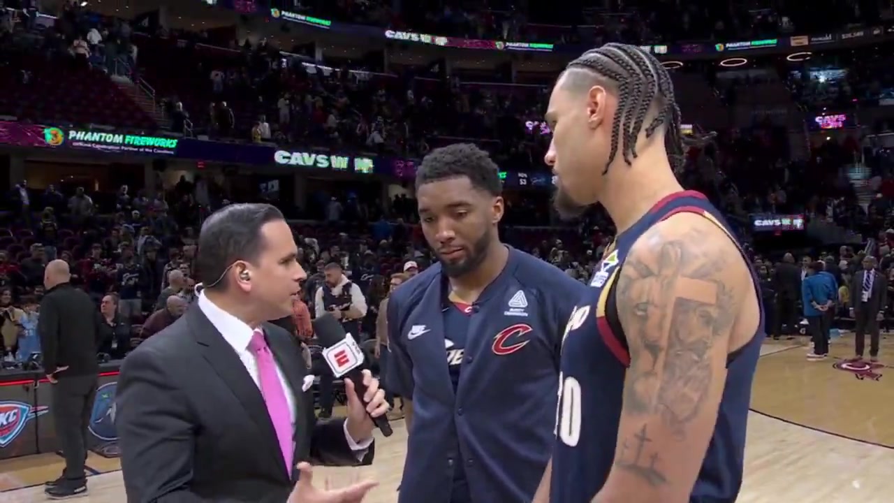 Jaylon Tyson after win vs LakersThis is Donovan Mitchell's city now