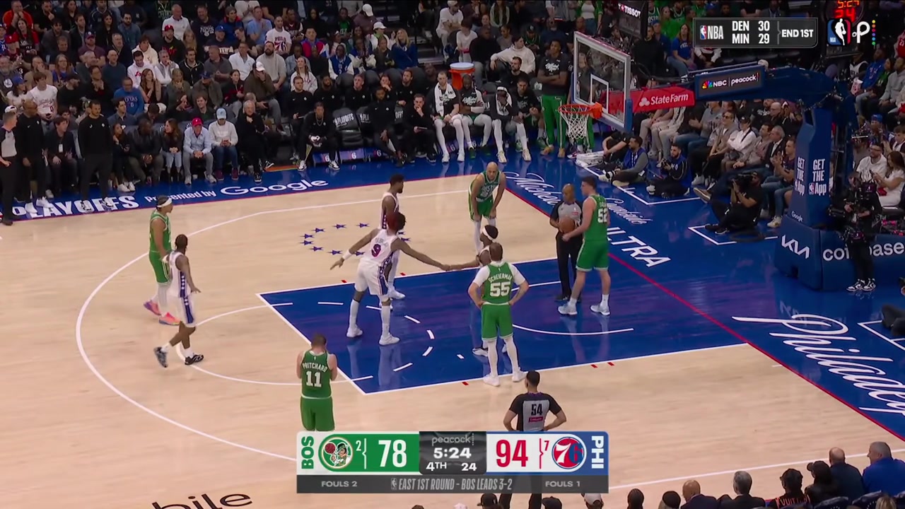 A WE WANT BOSTON chant has broken out in Philadelphia again this time by Sixers fans