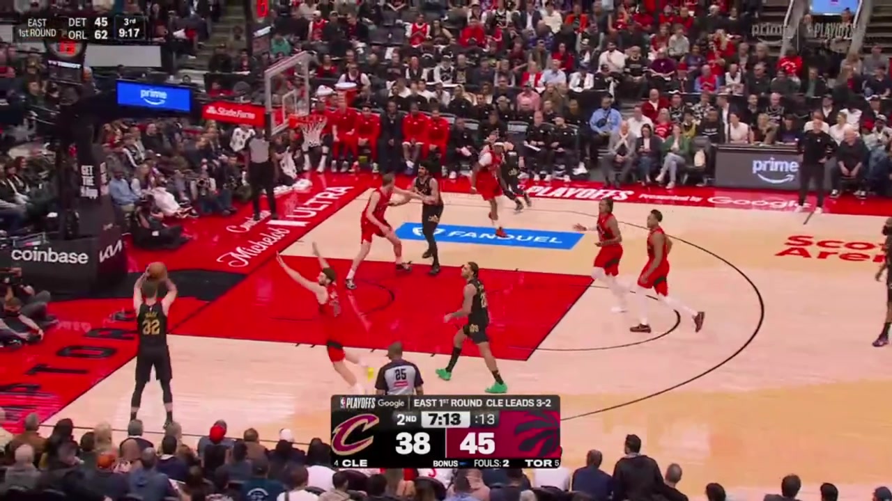 Scottie Barnes puts Jarrett Allen on a Poster - then lights up the arena with stellar defense against James Harden