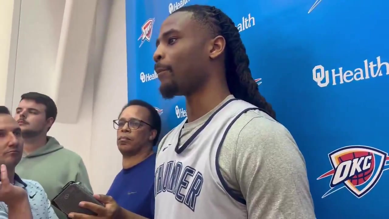 Almanza Cason Wallace today when asked about potentially matching up with LeBron James - I'm putting my best foot forward no matter who it is Good player Been here for a while But doesn't change what I do