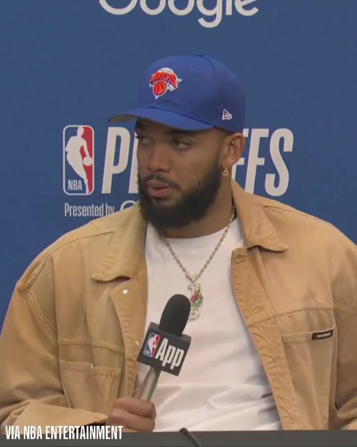 SNY Karl-Anthony Towns was asked if he thinks the Knicks have saved their best basketball of the season for the playoffs I would hope so That's the hope you hope that at this time you're the best version of yourselves