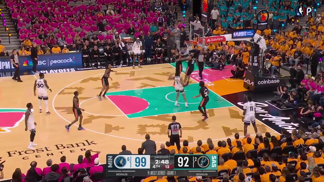 Lowlights Victor Wembanyama gets the rebound Harper misses Wemby grabs the offensive rebound and misses another shot in the clutch