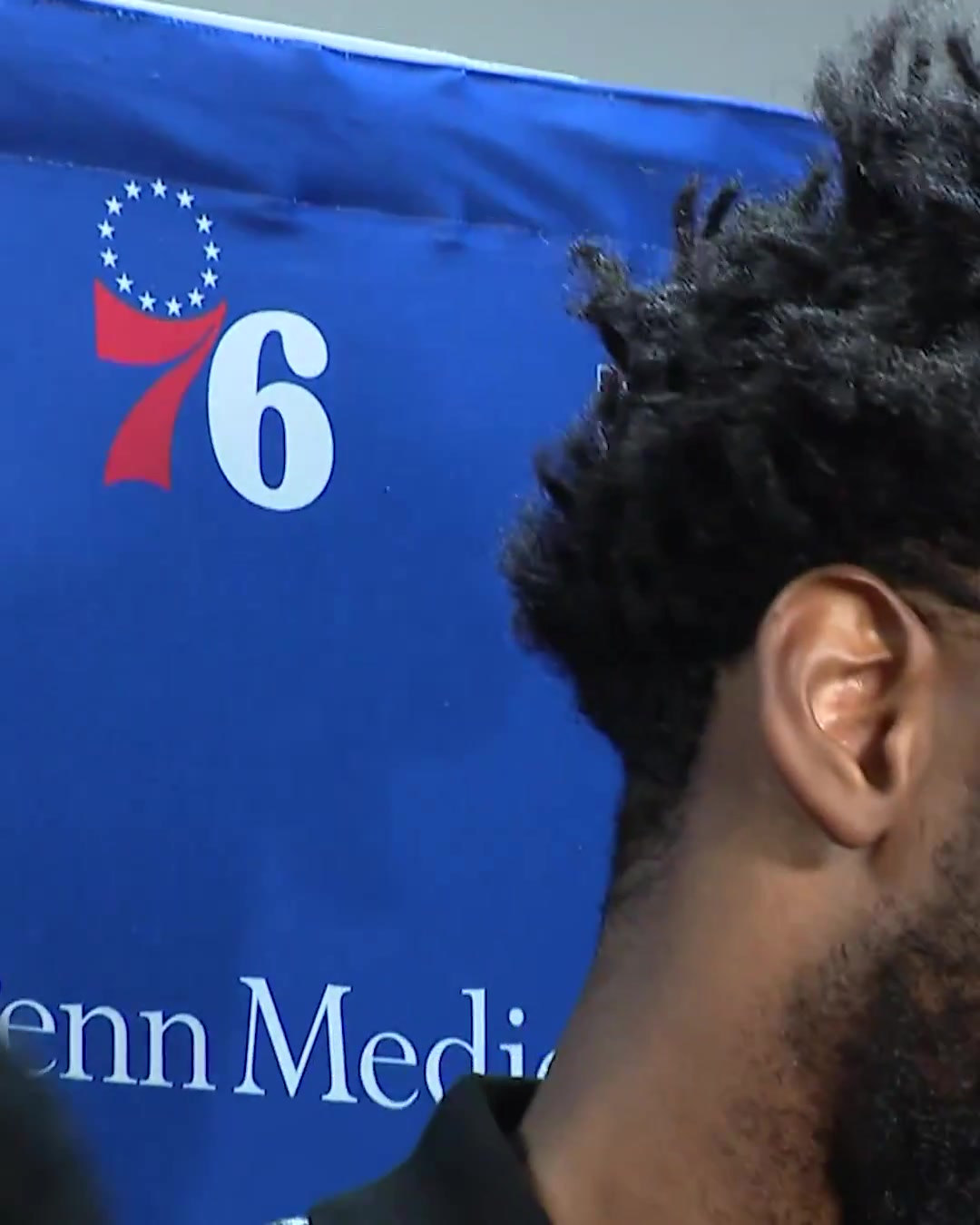 Embiid on Mikal Bridges hitting his midsection I don't know if it was dirty or notI don't think that was necessary It was after the play It's whatever it's playoff basketball If that's the reality of it I guess we've got to go out and be physical too