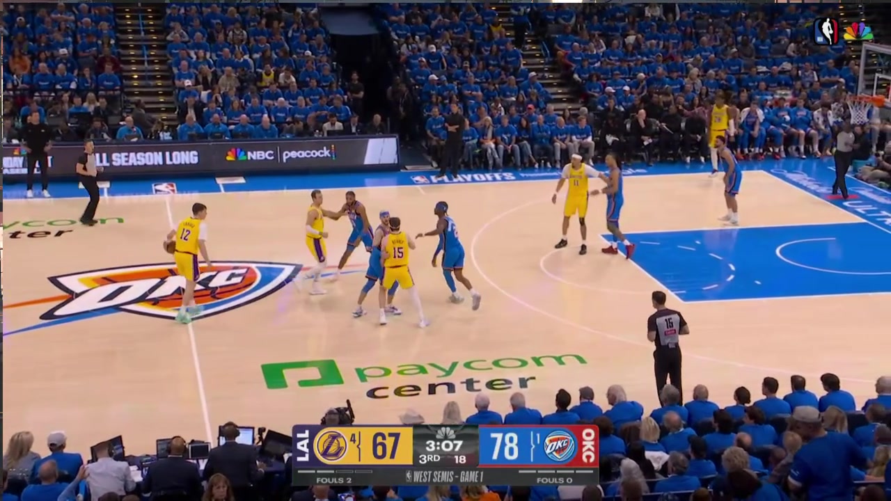 24 seconds of the Thunder playing great defense