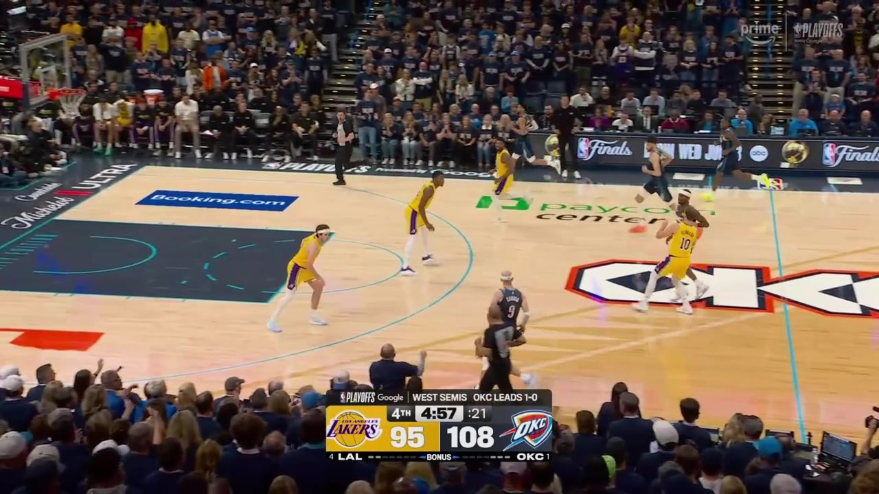 SGA shakes free from Kennard and buries the three