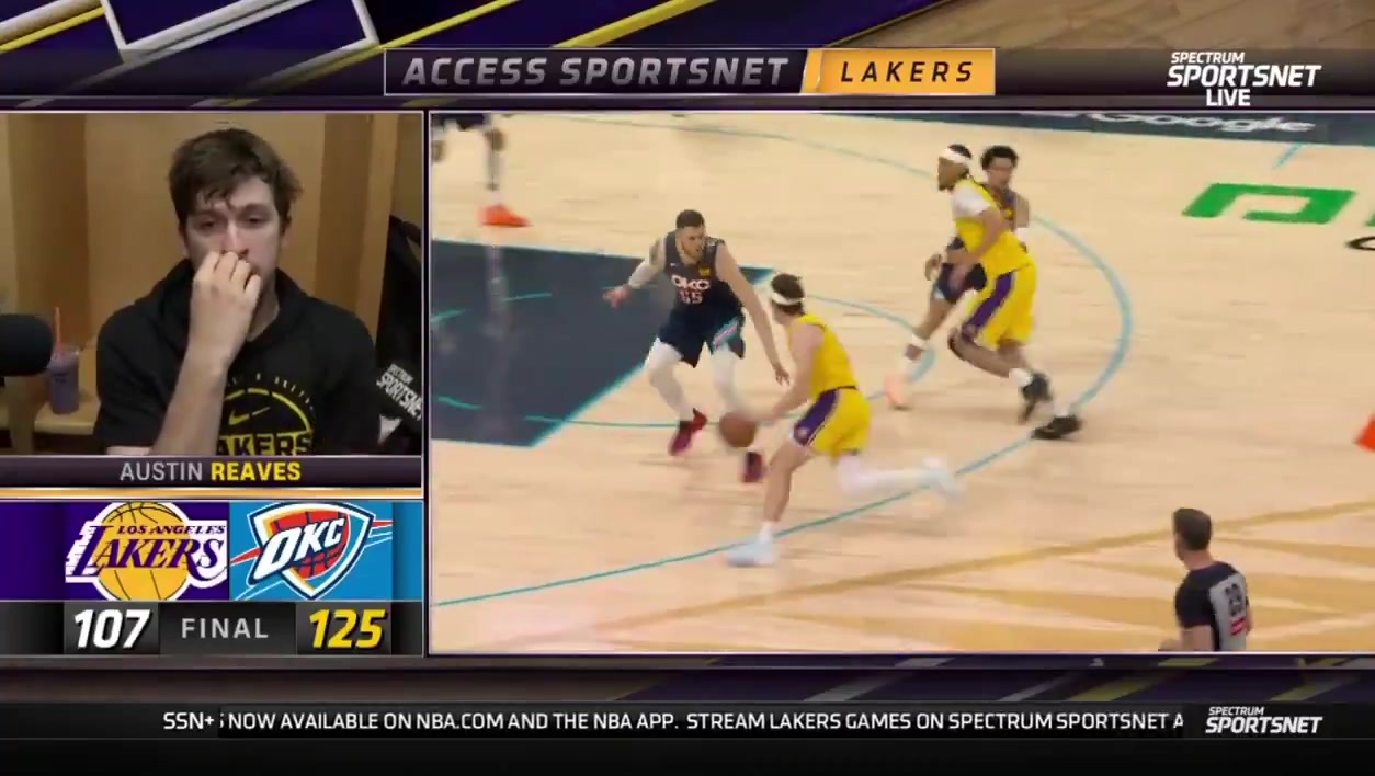 Austin Reaves post-game on Lakers talking to the refs after the buzzer He Ref John Goble turned around and yelled in my face and I thought it was disrespectful