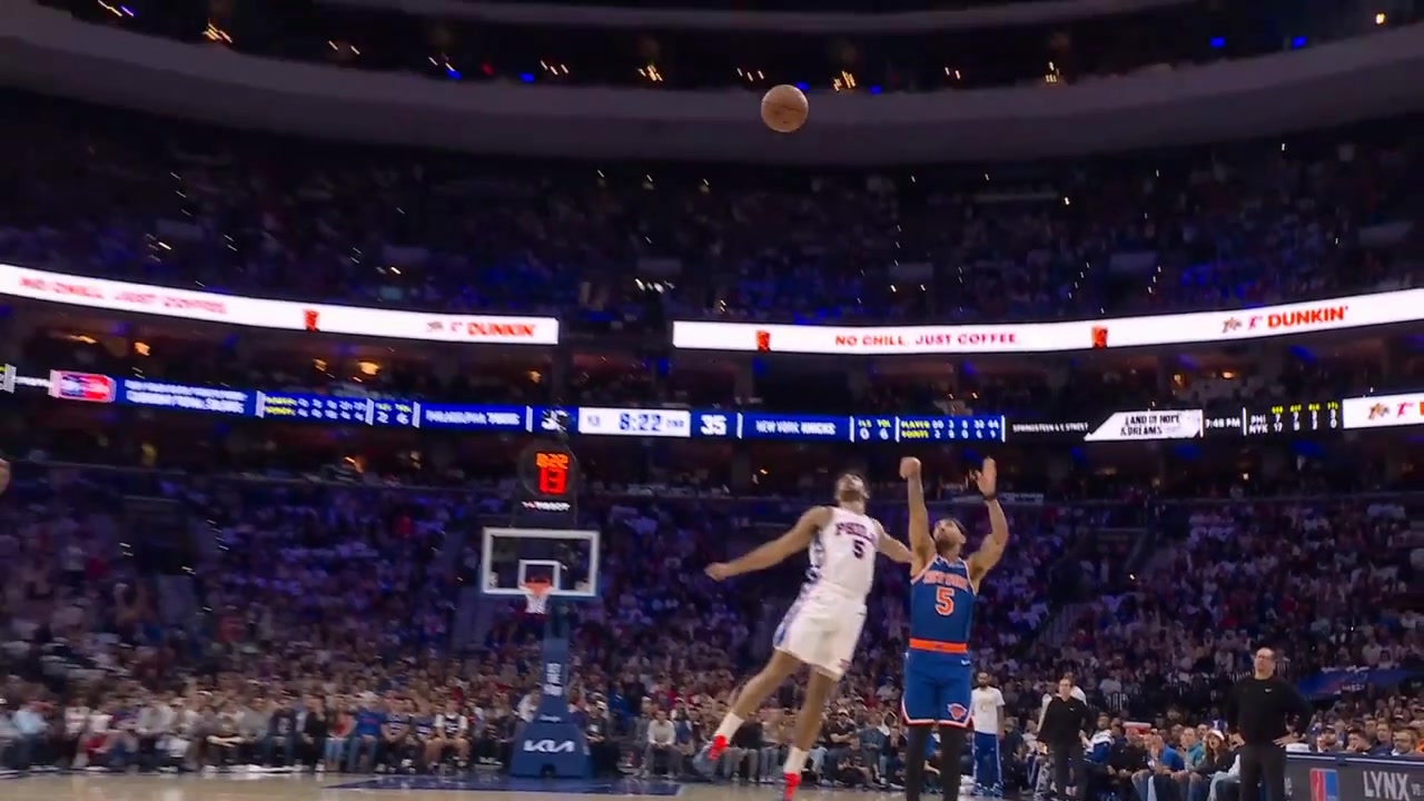 - KAT and Embiid end up on the floor together once again Embiid called for the foul and Nick Nurse challenges it