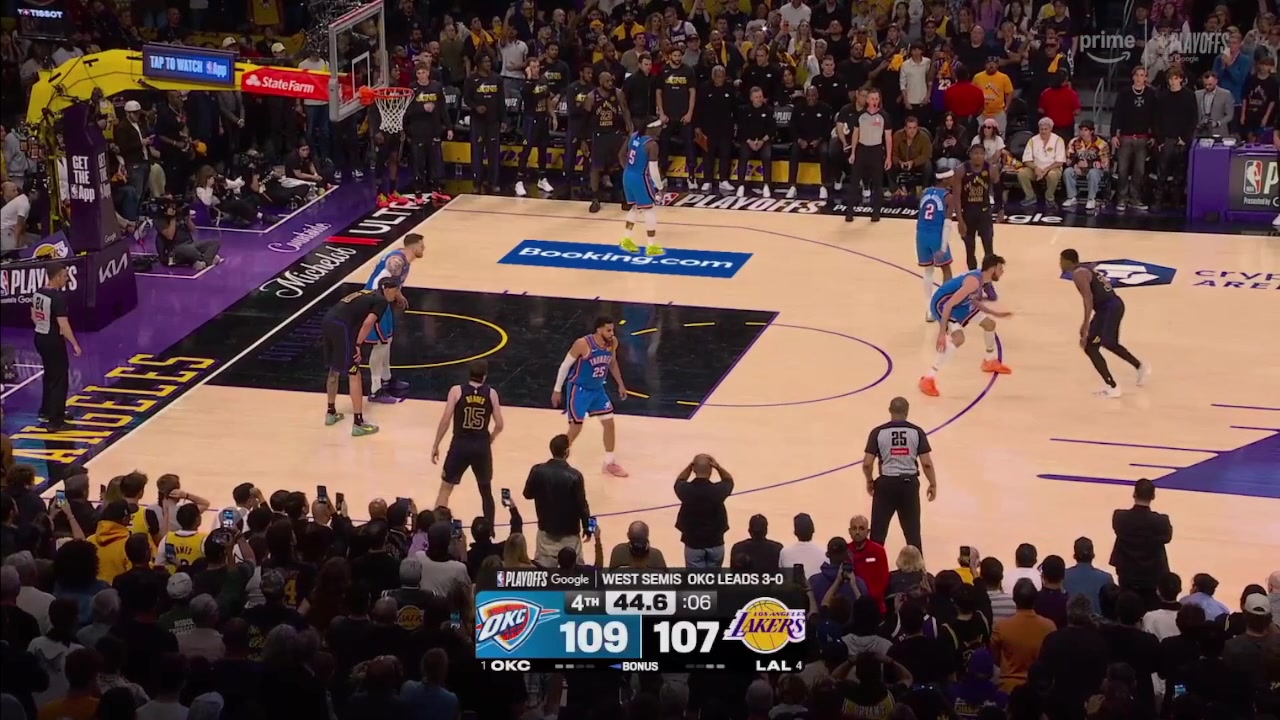 Marcus Smart Gets the AND-1 in the Final Minute vs OKC
