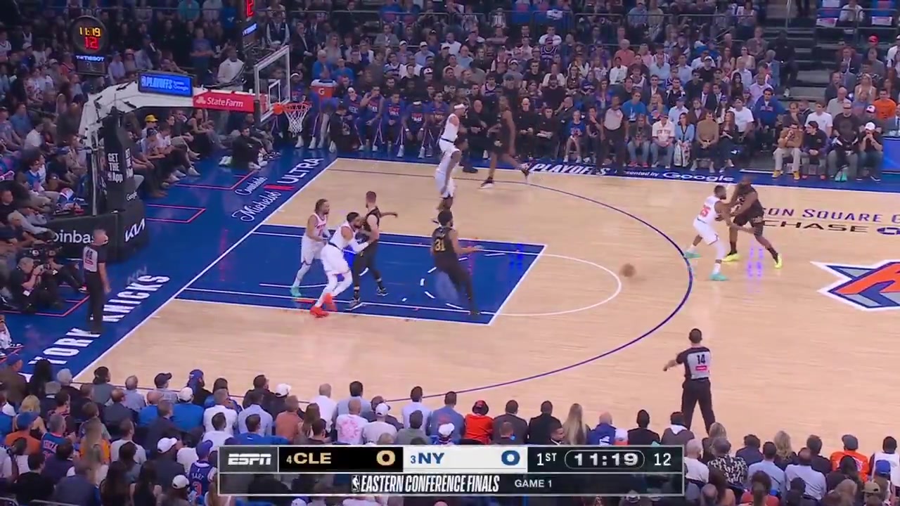 James Harden full FOOTAGE vs New York Knicks 104-115 L in OT last night - Game 1 - Eastern Conference Finals - 2026 NBA Playoffs15 Points on 516 FG 313 18 from 3 125 46 FT 4 Rebounds 1 Off Reb 3 Assists 6 TOV 1 Steal 1 Block 5 PF and a - of -6 in 4205 MP