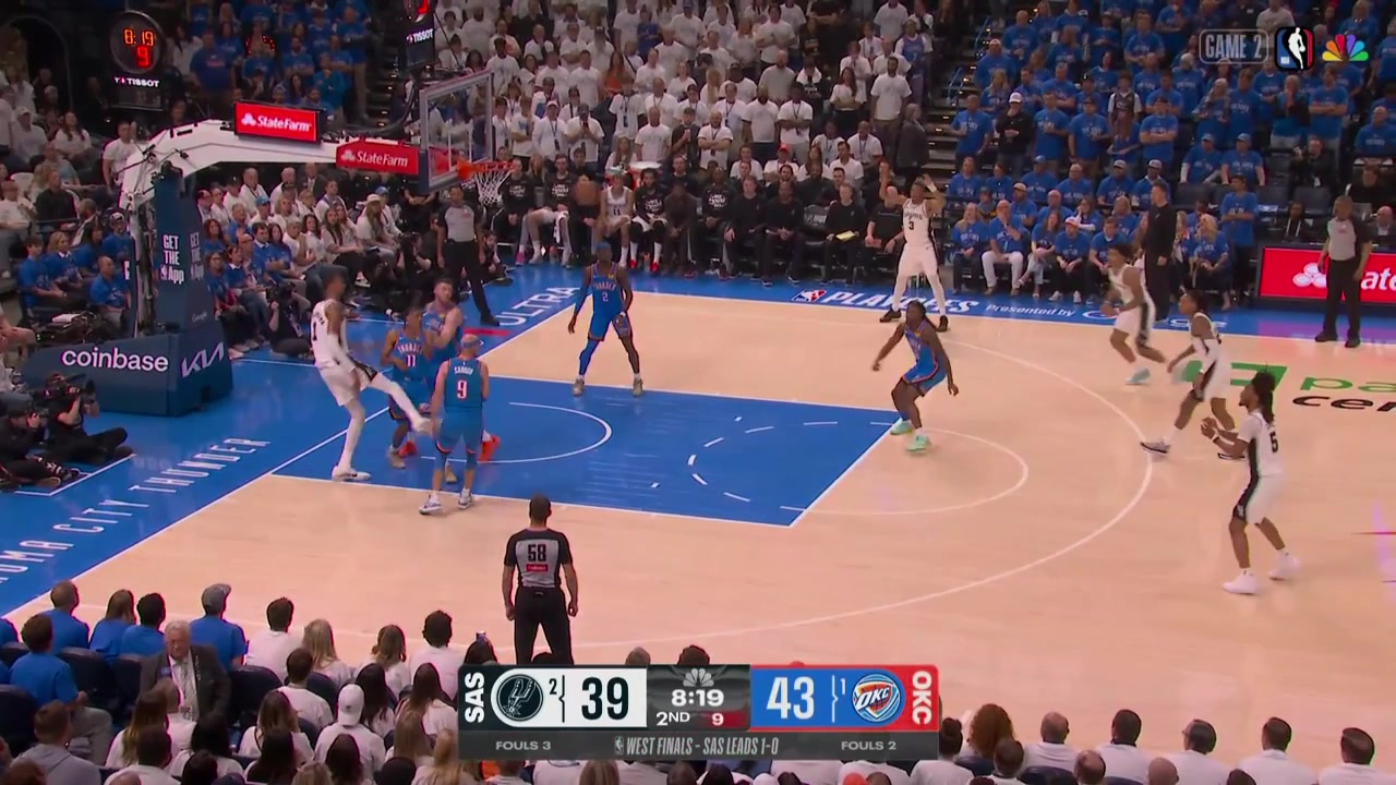 Stephon Castle straight murders Hartenstein with the poster