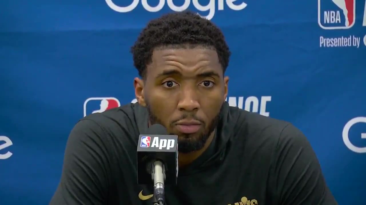 With Alex Caruso they're guarding him kinda the same way Sometimes that's what happens-Donovan Mitchell on Josh Hart scoring a playoff career-high 26 PTS in the Cavs' Game 2 loss
