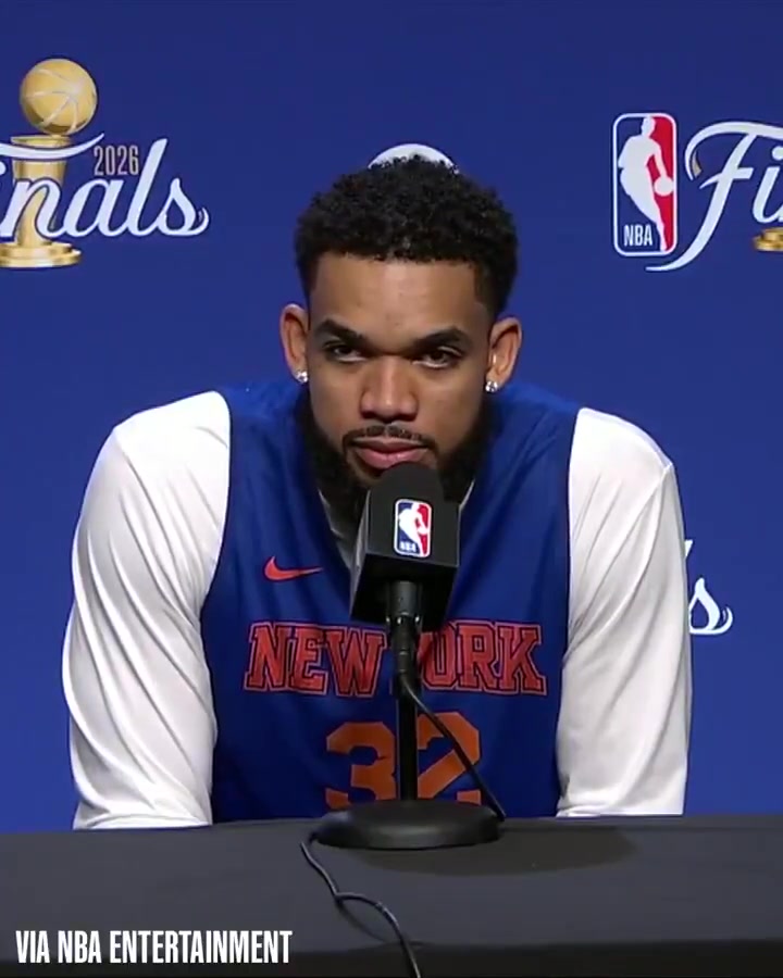 Karl-Anthony Towns is asked about the President attending Game 3 at MSG His answer is about bringing the energy for Knicks fans rather than the president attending Hope has been brought back to the city But the word success hasnt been seen We have to fight to bring that word back to fruition
