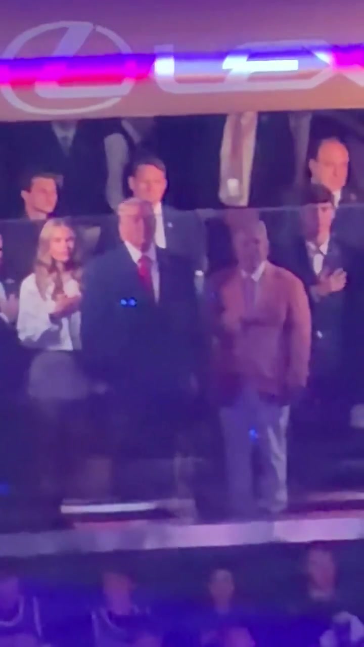Amick Unmistakable boos for the President when hes shown on the MSG big screen