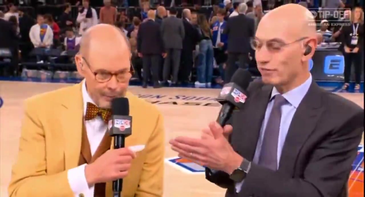 Adam Silver on the President attending Game 3 Hes welcome to be here What makes sports so special especially when theres so much that divides people is its something that we have in common We should look for those things we have in common and build off that