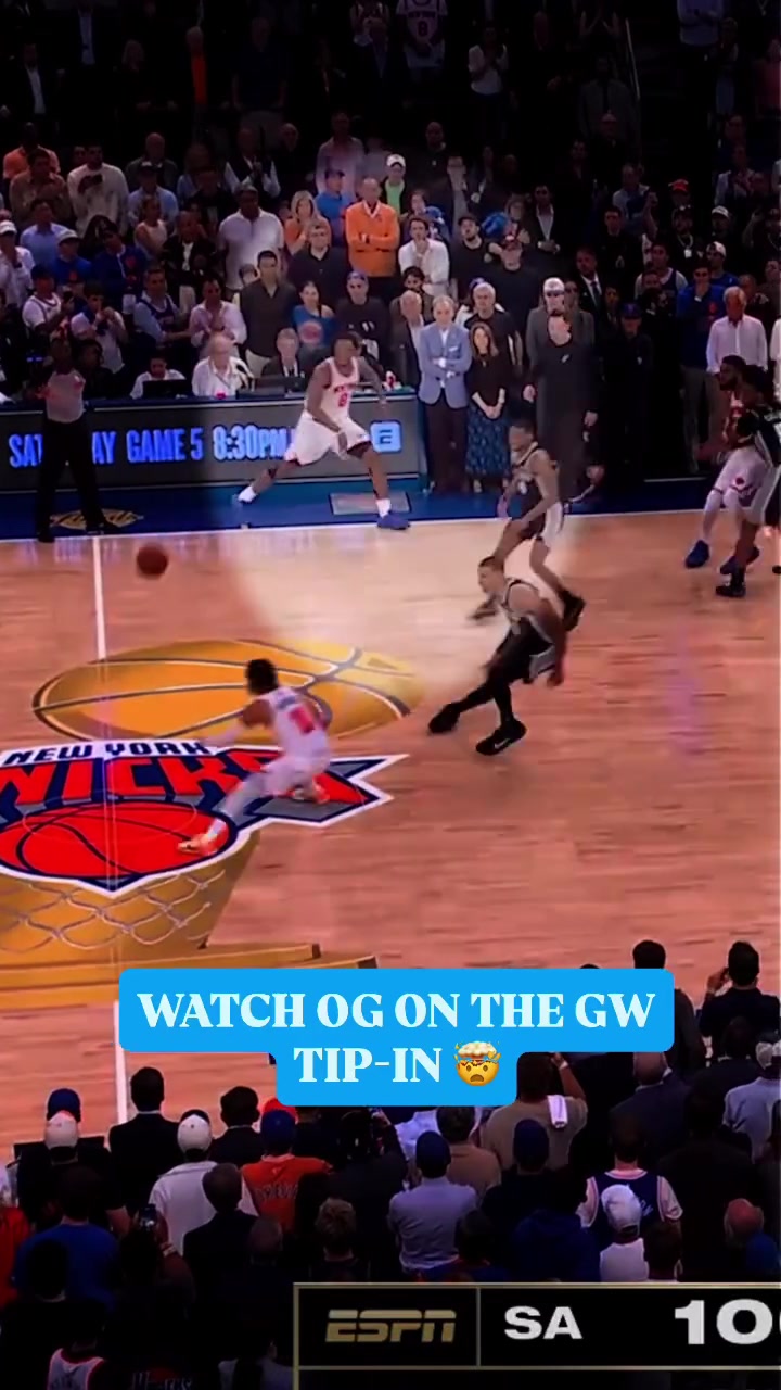 OG Anunoby from the inbounds to the game winning basket