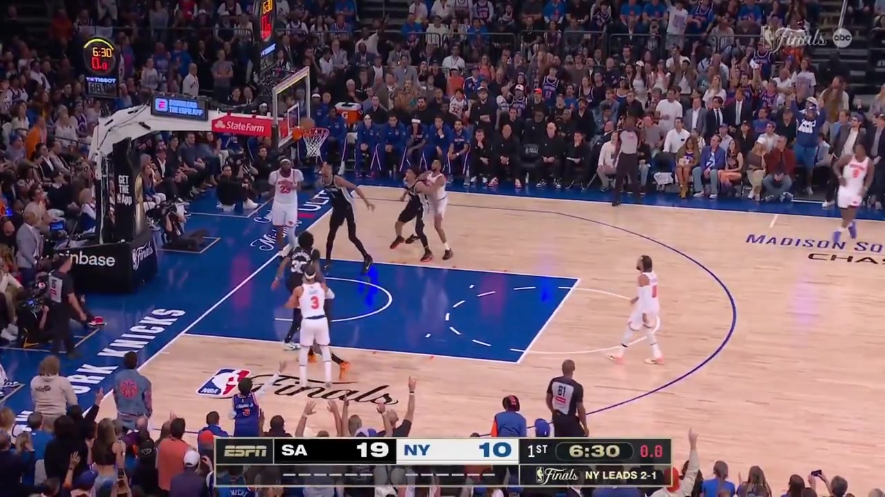 Dylan Harper full highlights vs New York Knicks last night 107-106 L - Game 4 - 2026 NBA Finals21 Points on 812 FG 667 36 from 3 22 FT 4 Rebounds 3 Assists 3 TOV 3 PF and a - of 12 2nd best in game after KAT in 3216 minutes played off the bench