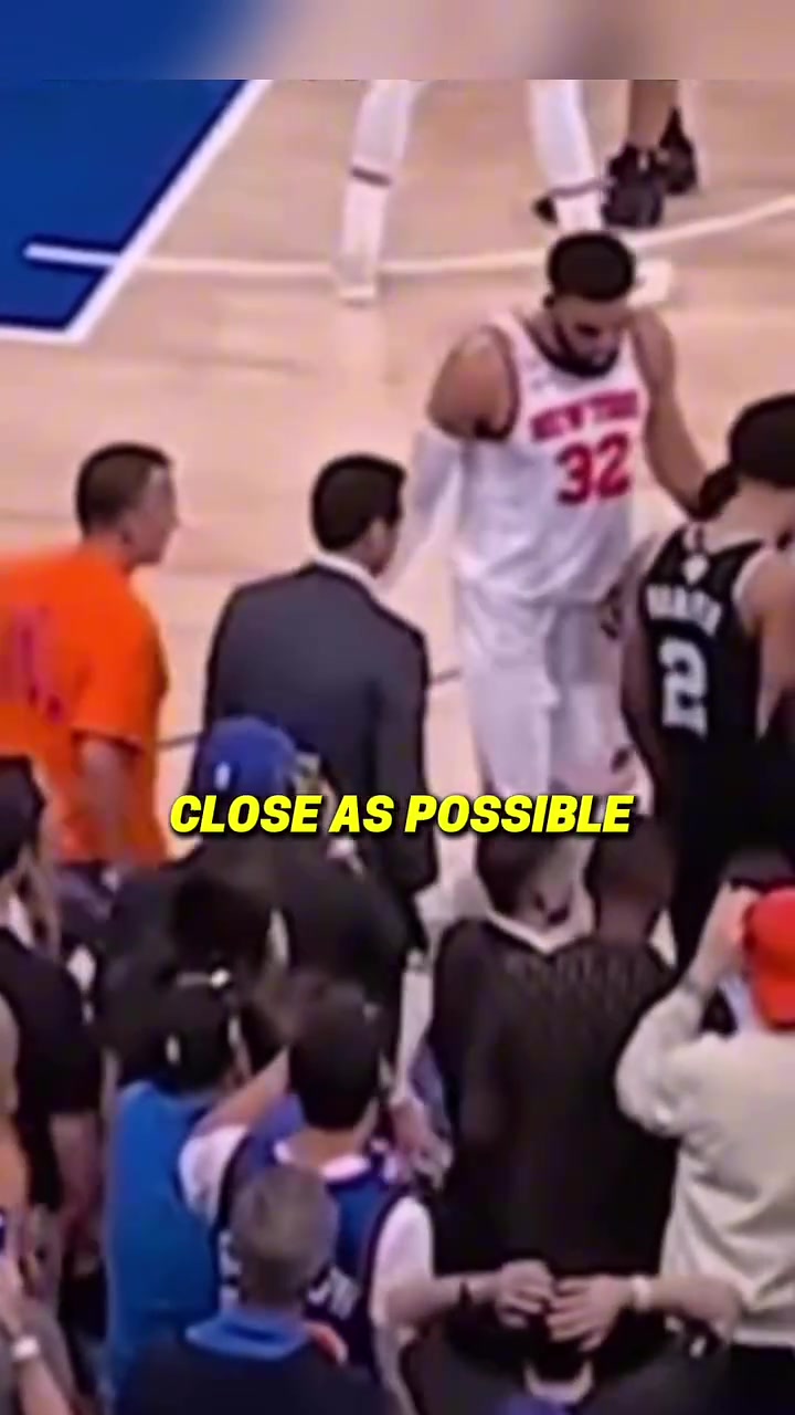 Karl-Anthony Towns uses every bit of homecourt advantage to secure the greatest Finals comeback ever telling courtside fans to get closer to Dylan Harper on the inbounds out of view of the refs
