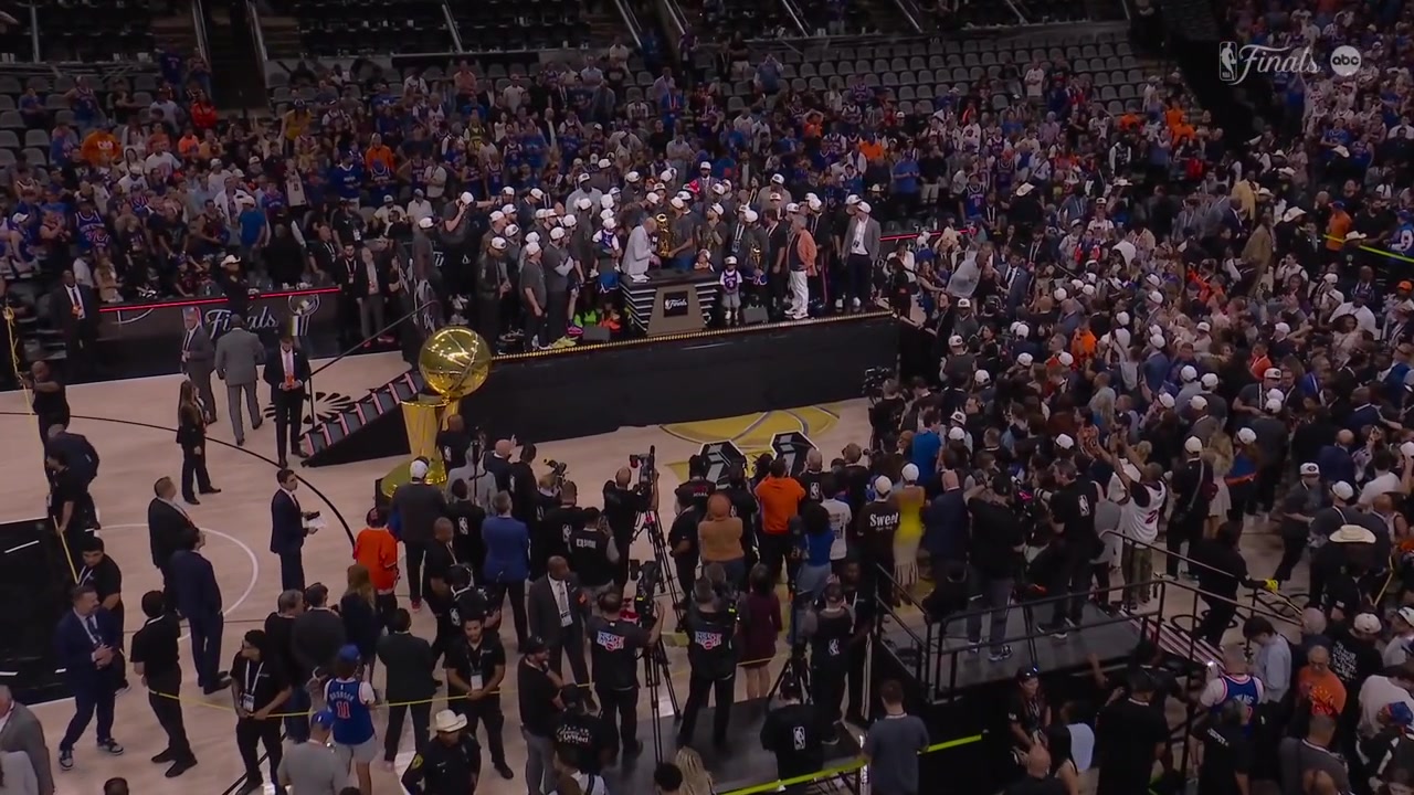 Karl-Anthony Towns' full postgame interview during the championship ceremonyHe said it was written it was meant to be and thanks his deceased mom RIP Jacqueline Cruz-Towns
