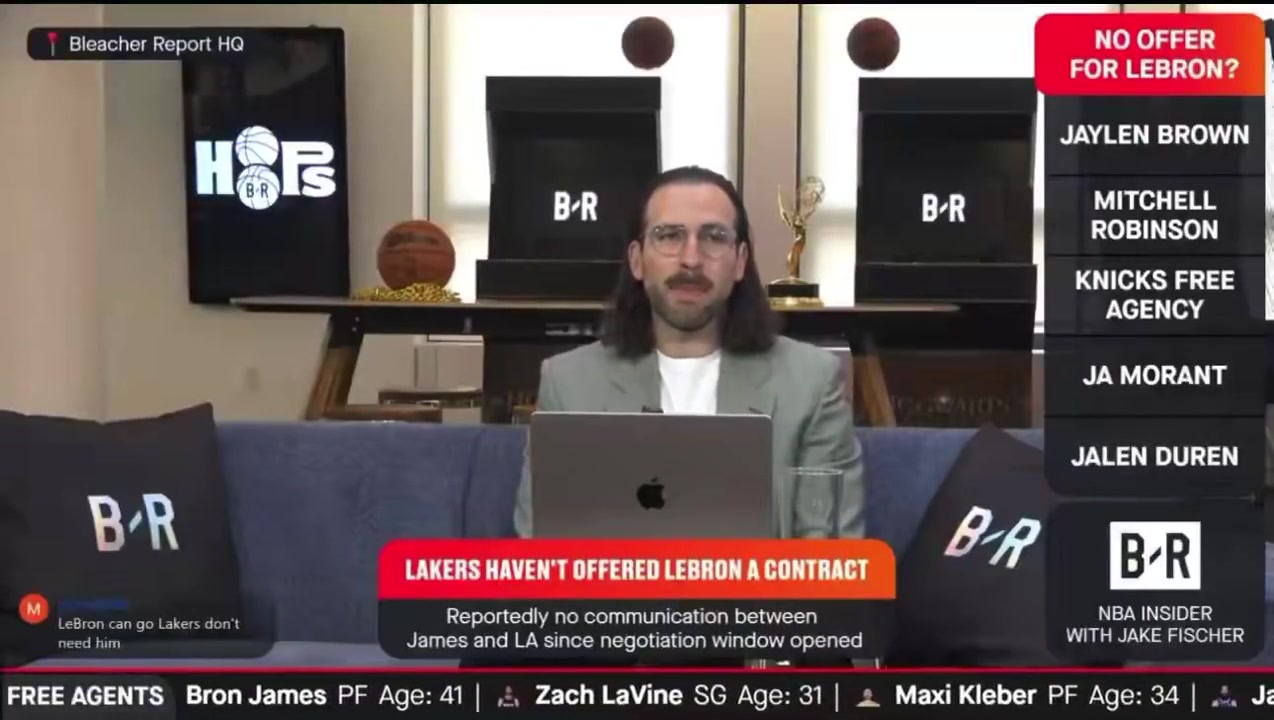 Fischer There is definitely a lot of belief around the leagues around Los Angeles stemming out of Klutch Sports that LeBron has so many outcomes on the table here It might even be more likely than not that he leaves Los Angeles than stays with the Lakers