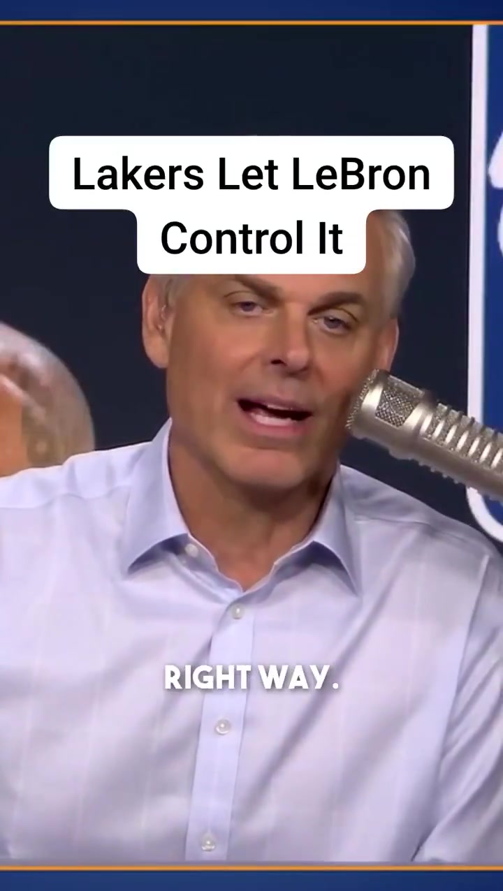 Colin Cowherd Lakers didnt want to re-sign LeBron They really didnt I trust my sources Lakers didn't want to be bullies and say LeBron get out of here They didnt want to alienate Rich Paul who could have great players we want to sign Let's let Rich Paul and LeBron win the PR game today