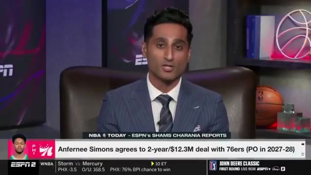 Charania The Philadelphia 76ers are trying to make a pitch to free agent LeBron James The Warriors Cavaliers Heat 76ers and maybe one or two other teams are in the mix for James