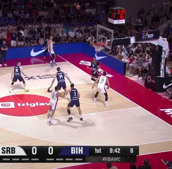 Nikola Jovic puts up 32 points 79 from three in 27 minutes played in Serbia's win against Bosnia and Herzegovina