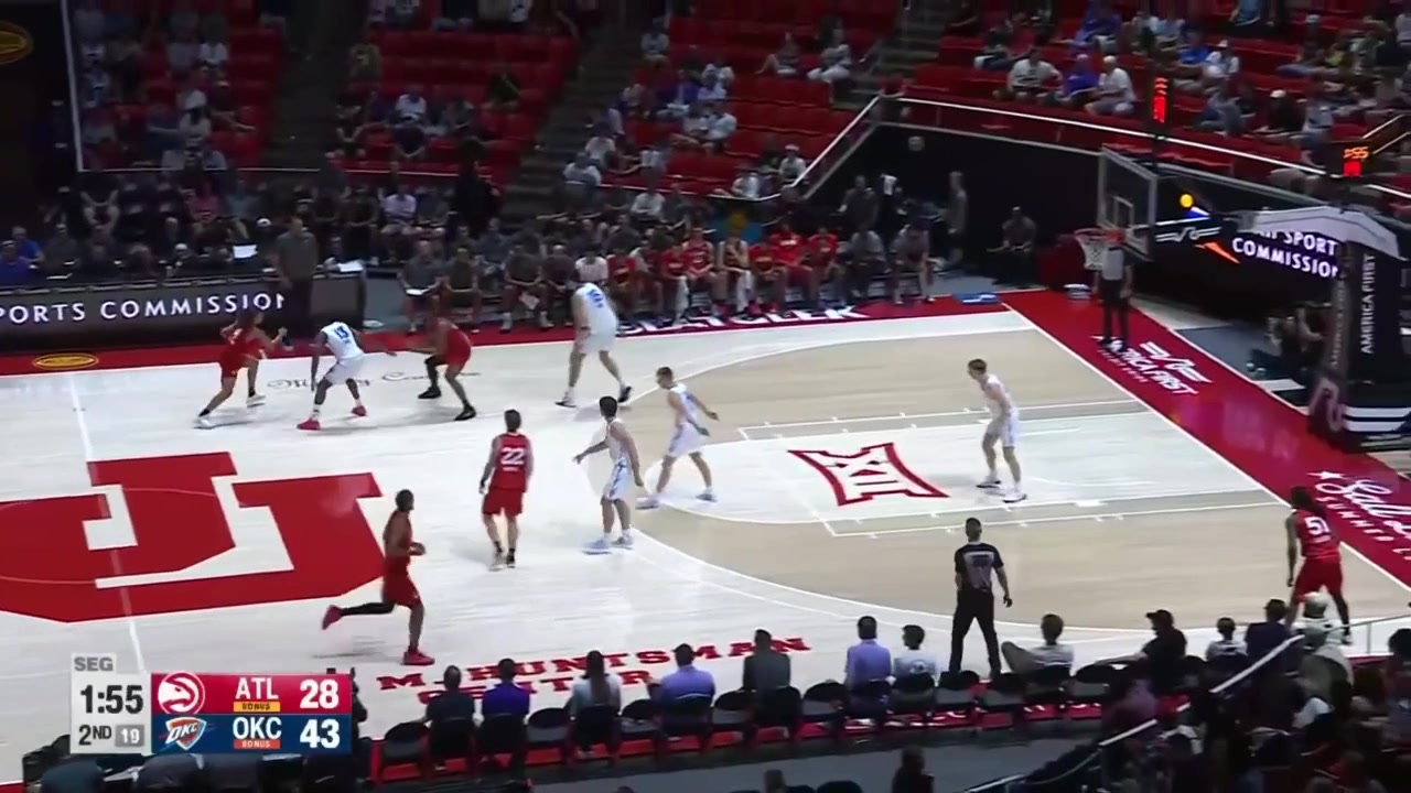 Kingston Flemings scores the pullup baseline jumper and later on attempts a long bounce pass which did not go well