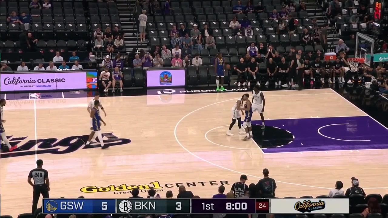 Egor Dmin full highlights vs Golden State Warriors Blue 100-79 W - California Classic Summer League23 Points on 712 FG 583 27 from 3 286 45 FT 8 Rebounds 5 Assists 3 TOV 2 Steals 2 PF and a - of 8 in 2623 minutes played