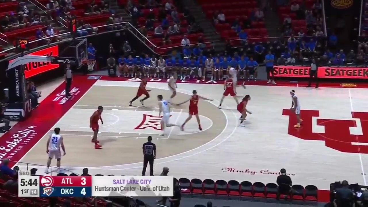 Payton Sandfort full highlights vs Atlanta Hawks 87-82 L - Salt Lake City Summer League25 Points on 610 FG 600 46 from 3 667 44 FT 4 Rebounds 1 Off Rebs 2 Assists ZERO turnovers 2 PF and a - of 25 in 2103 minutes played