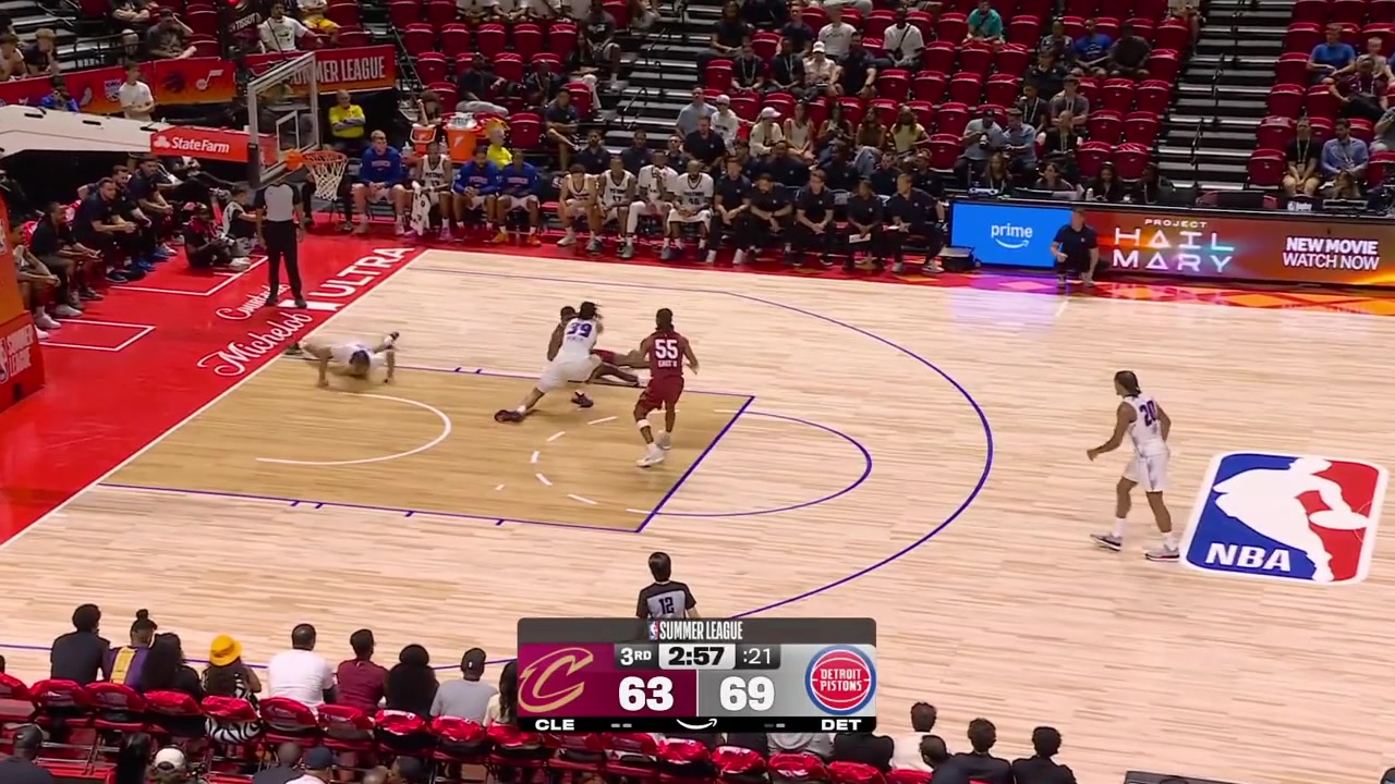 Jaxson Robinson lobs it to Nae'Qwan Tomlin for the alley-oop dunk on the fastbreakTomlin and Basheer Jihad exchange some bumps and slight pushes and each of them receives a technical fouRodriguez Gayle goes through 3 times defender and scores the layup