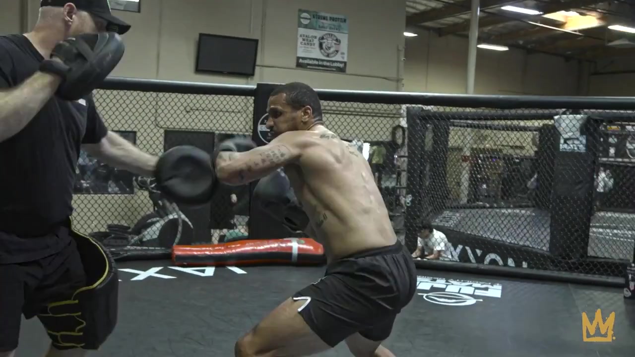 Joe Mazzulla training MMA video via arielhelwani