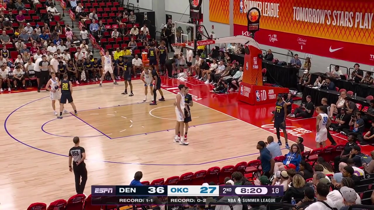 DeJon Jarreau falls for the pump fake under the rim by Anthony Pritchard and decides to hang on the net in order to prevent him from landing on him - it did not work as he hangs out on Pritchard's shoulders and he was called for the foulA great pass here by Aday Mary With replays