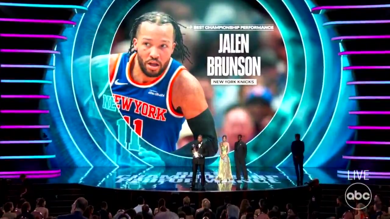 Jalen Brunson wins ESPY for Best Championship Performance
