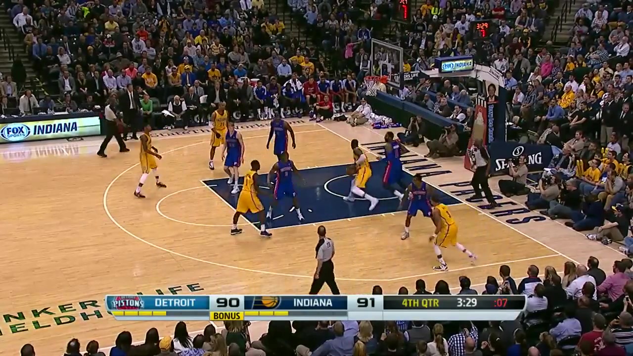 Paul George Drains The Logo Three With 23 Seconds on The Clock