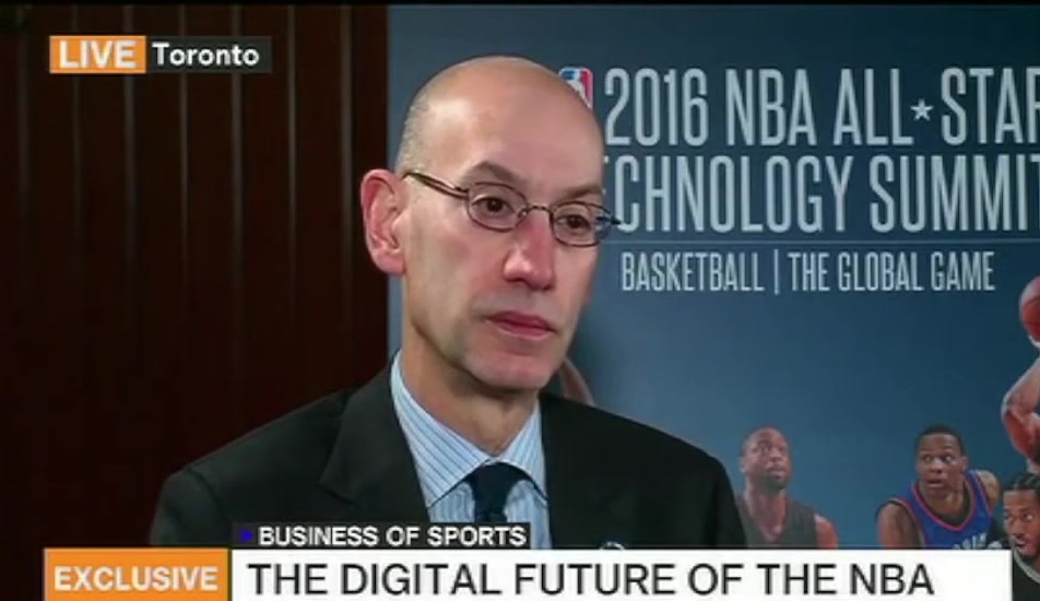 Adam Silver 10 Years Ago Sports betting is this enormous underground business 400 billion business in the US alone We know it's gonna happen Bring it into the light and regulate it By the way We need money for our infrastructure It's a good place to get it from sports betting