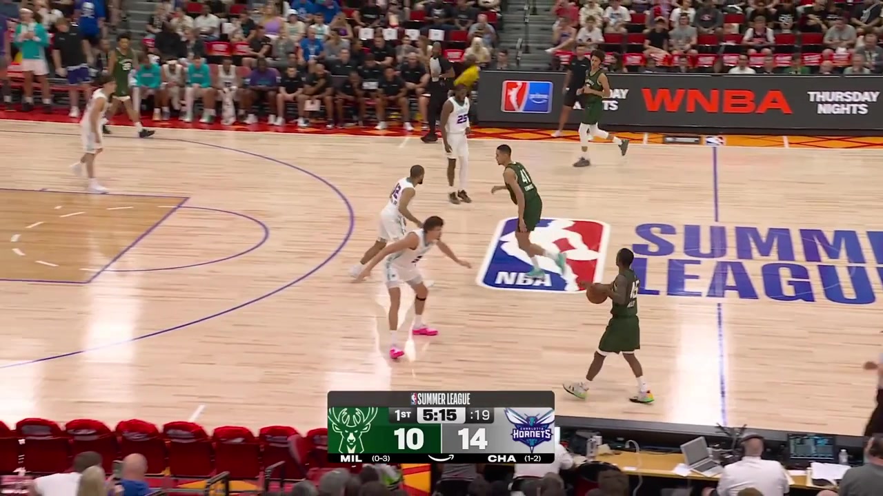 Boopie Miller full highlights vs Charlotte Hornets last night 110-91 W - Las Vegas Summer League10 Points on 36 FG 24 from 3 11 FT 2 Rebounds 1 Off Reb 3 Assists 3 TOV 2 Steals and a - of 19 in 1425 minutes played off the bench