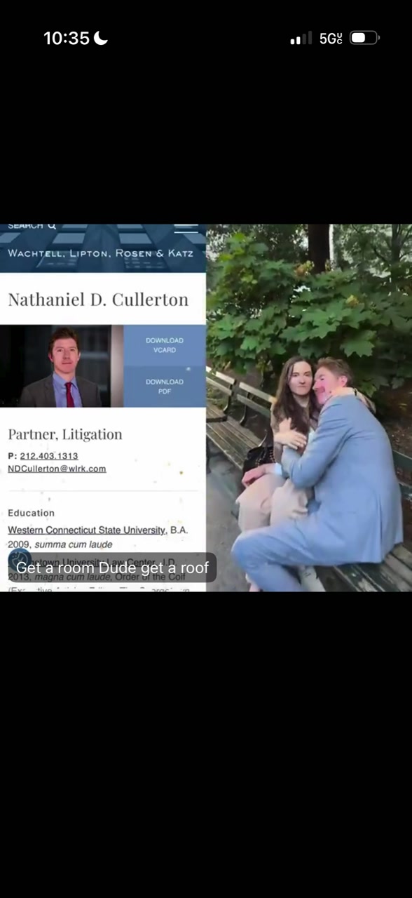 Partner and Associate at Law Firm hired by the NBA to investigate Kawhi and the Clippers caught making out at the park