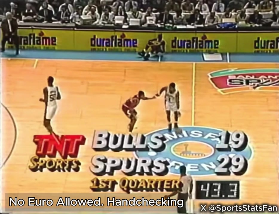 No Euro Step allowed in the 80's 90's 3 examples where 2 step Euros are called for traveling