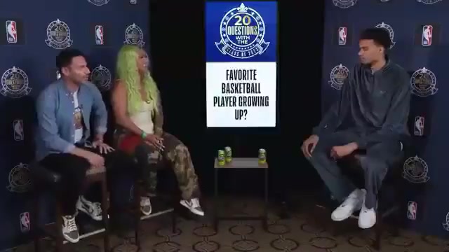 Wemby saying he was a huge fan of Westbrook growing up