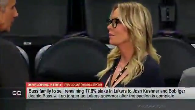 Ramona Shelburne They 5 Buss family members have a tag-along provision very legal They have a right to tag along to any sale if Mark Walter were to sell his shares Kushner and Iger have no comment right now