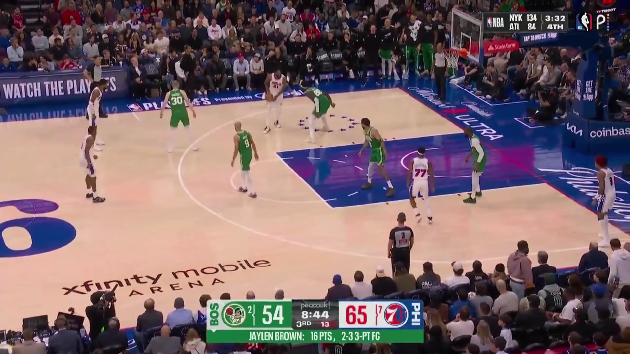 The showtime Sixers make an appearance in Game 6 against the Celtics