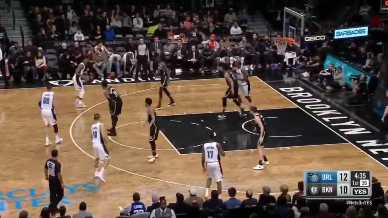 elfrid payton's hair blocks his own shot