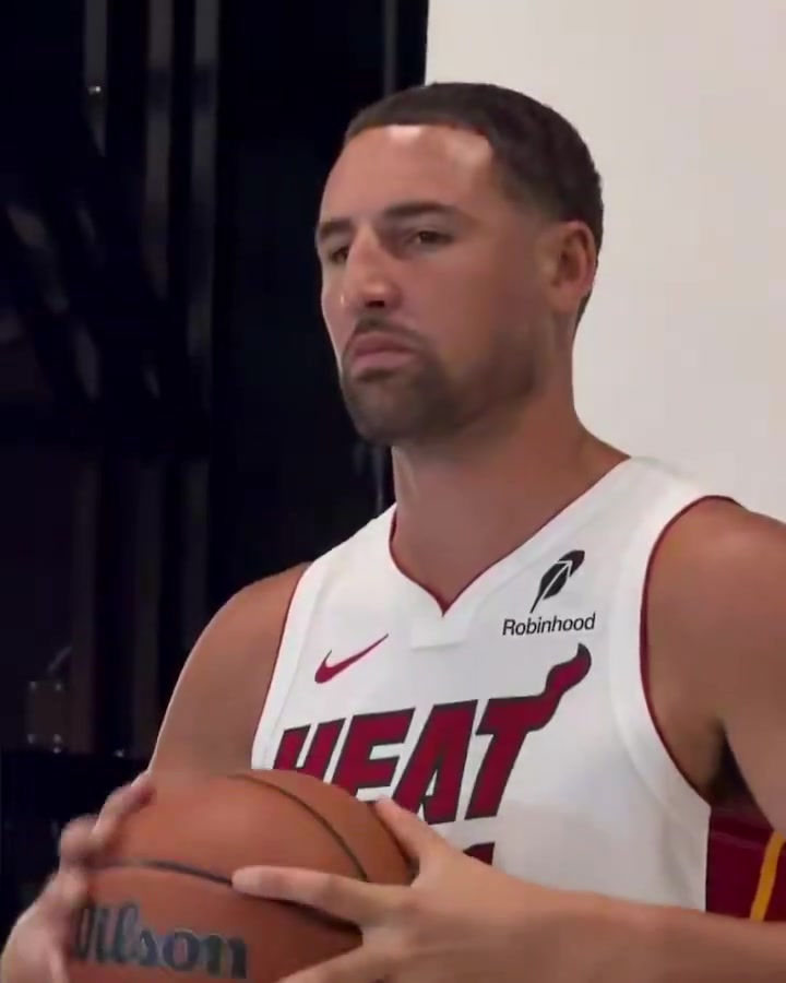 First Look at Klay Thompson in a Miami Heat Uniform